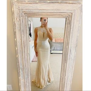 COPY - Nude jovani prom dress
